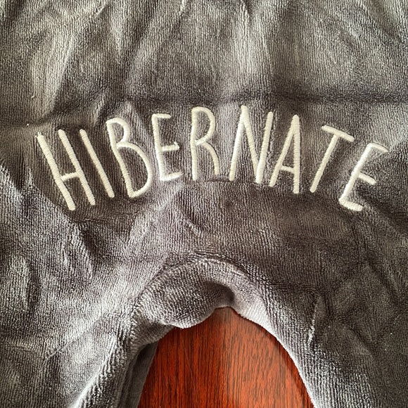 Petit Lem Velour Footed Pajama - Picture 4 of 5